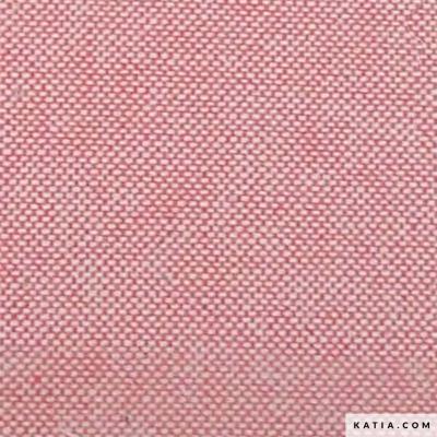 Toile CANVAS coton recyclé uni corail