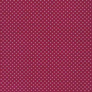 Tissu enduit AUMAISON Rouge Pois