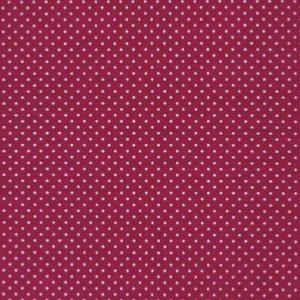 Tissu enduit AUMAISON Rouge Pois