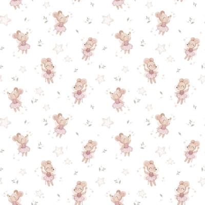 Tissu Popeline Poppy Fairy Mouse