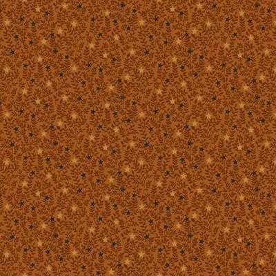 Cavalier Craw feuilles fond marron