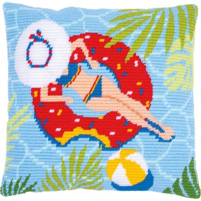 Kit COUSSIN CANEVAS GOBELIN PISCINE