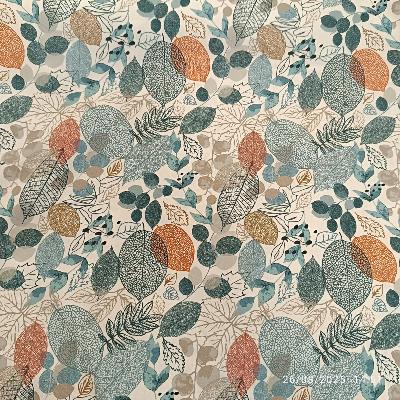 Popeline Feuilles 100% Coton katia