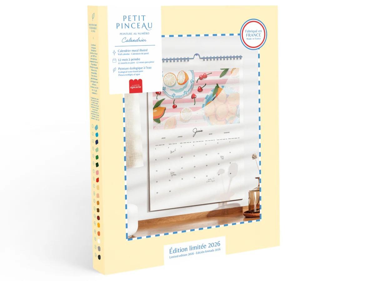 Calendrier De Bureau 2026 DIY Diamant Art - Kit Créatif Avec Planificateur Mensuel, Décoration Maison/bureau