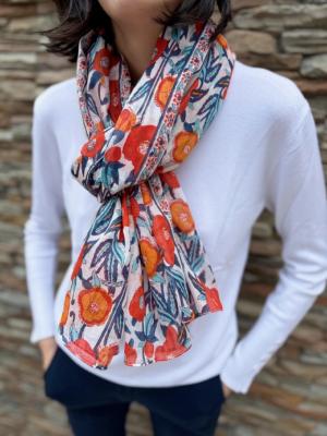 FOULARD PAREO COTON