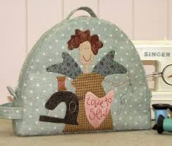 The Birdhouse patchwork designs "Angel Project Tote "