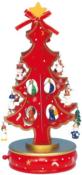 Boîte à musique SAPIN BOIS ROUGE 33 cm