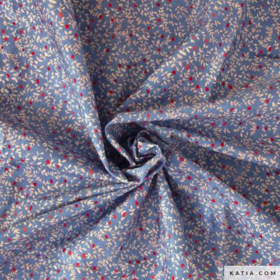 Popeline de coton Katia micro flowers