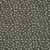 Viscose Radiance Dots crème fond vert amande