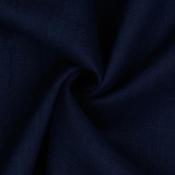 Tissu LIN -LINNE WASHED - bleu marine
