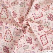 Popeline de coton Katia Fruits Mosaic