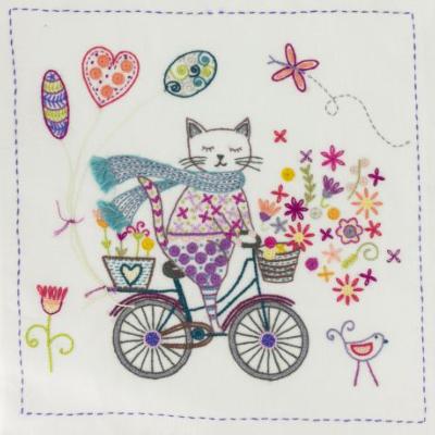 Kit A Broder Un Chat Dans L Aiguille La Vie Est Belle A Bicyclette
