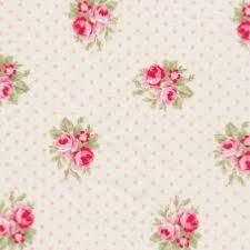 Tissu Barefoot Roses Petites Roses Cream