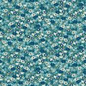 KASUMI HARMONY FLOATING FLOWERS TEAL 046