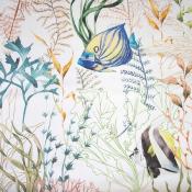 Toile CANVAS coton recyclé Coral Reef