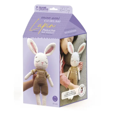 Kit Crochet Amigurimi Mon Ami le Lapin
