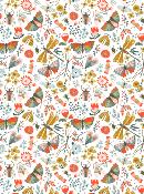 Tissu Percale Nerverland Blanc