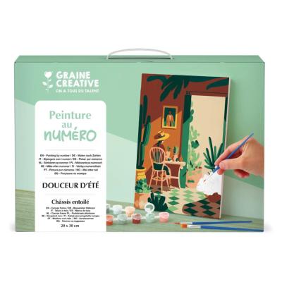 Kit Peinture au numéro Douceur d'été