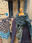 Etole TISSU BATIK BLEU