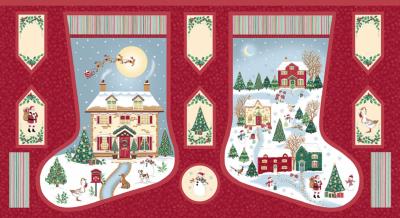 COUNTRY CHRISTMAS-NOEL-CHAUSSETTES