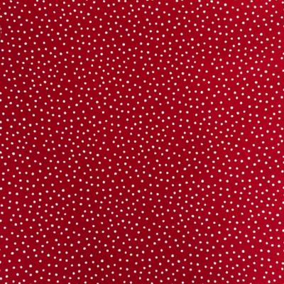 Dites-le avec un Point blancs fond rouge