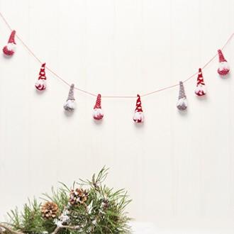 Trolles de Noël en Guirlande