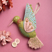 Kit à Broder " Colibri à suspendre"