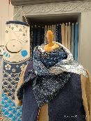 Etole TISSU PATCH BLEU