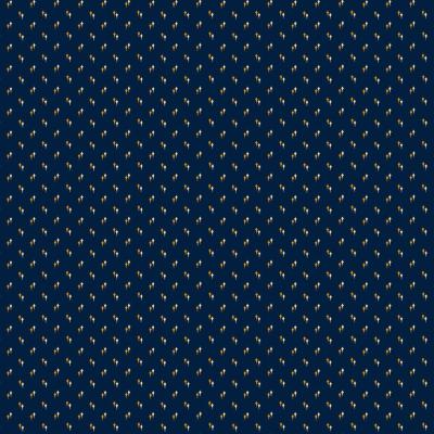 Tissu MAKOWER INDIGO CHEDDAR 1144-B