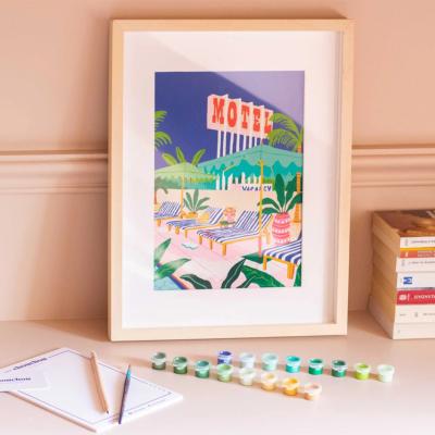 Coffret Peinture au Numéro The Motel Pool