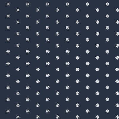 Tissu Popeline Poppy bleu marine bateaux