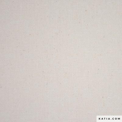 Toile CANVAS coton recyclé uni naturel