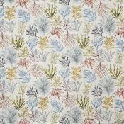 Tissu Half panama  Coral Tropical