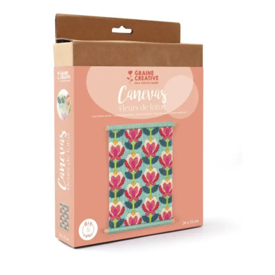 Kit Canevas Fleurs de Lotus