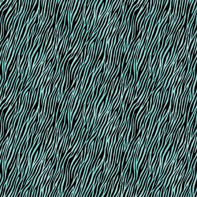 Tissu MAKOWER JEWEL ZEBRA SKIN COOL TOPAZ