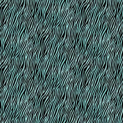 Tissu MAKOWER JEWEL ZEBRA SKIN COOL TOPAZ