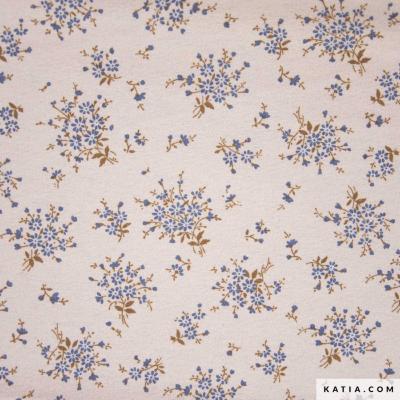 Flanelle de Coton Gardenias Bouquet