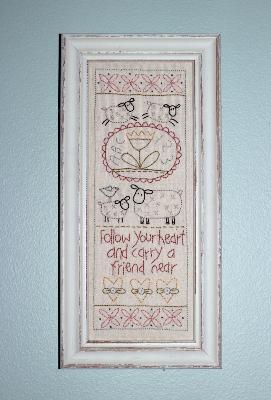 Toile à Broder TheBirdhouse "Follow your heart"