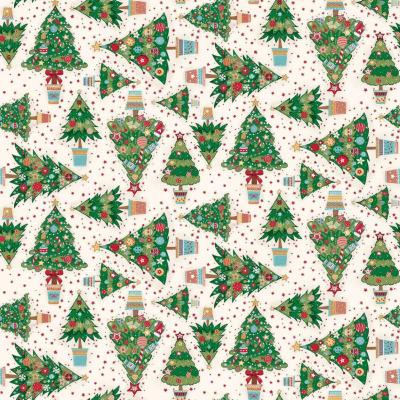 Tissu MAKOWER VOEUX DE NOEL 036Q