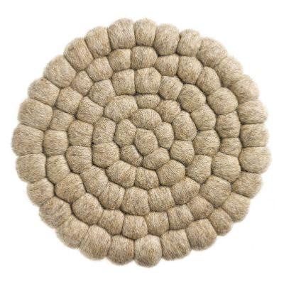 Dessous de plat Laine beige