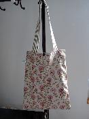  Tote Bag Fleurs et LIn