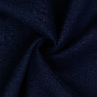 Tissu LIN -LINNE WASHED - bleu marine