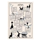 Torchon Chat DUBOUT Calendrier 2024