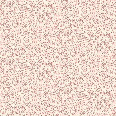 Dites-le avec un Point -Fleurs Fond blanc