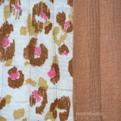 Tissu coton matelassé KARULA / CARAMEL 