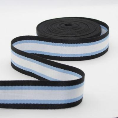 Sangle pour sac Noir Blanc Bleu