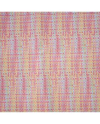 Simili cuir tressage pastel multicolore