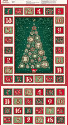 Calendrier de l'AVENT Panneau  JOLLY ADVENT