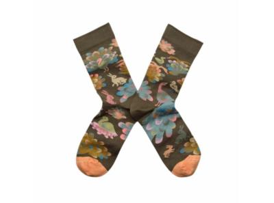 Chaussettes BONNE MAISON Paon Kaki