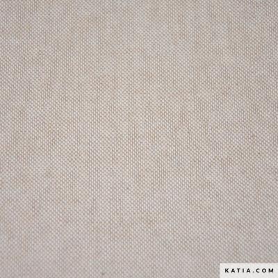 Toile CANVAS coton recyclé uni beige